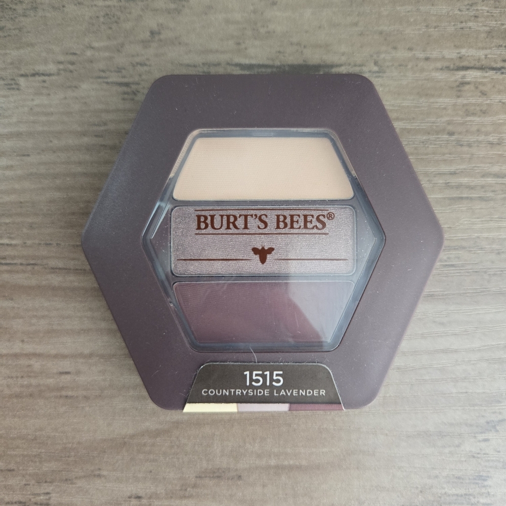 Burt's Bees 100% Natural Eyeshadow Palette Trio Countryside Lavender 1515
